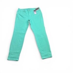 ANA Women's Skinny Ankle Jeans - Turquoise
